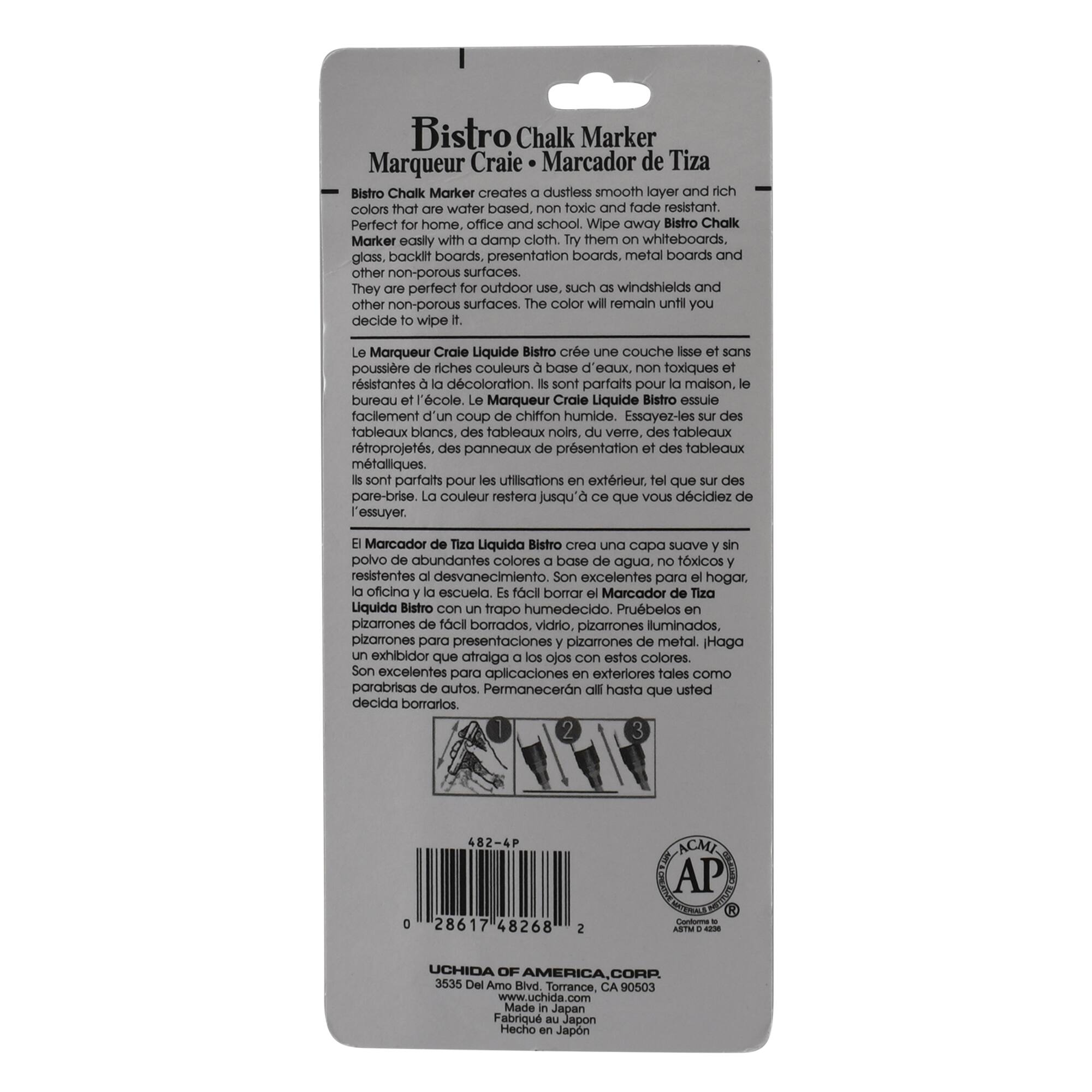 Marvy® Uchida Bistro Fine Point Pastel Chalk Markers
